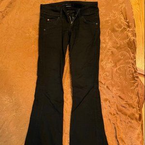Hudson Black Boot/Small Flare Jeans - 25 Long